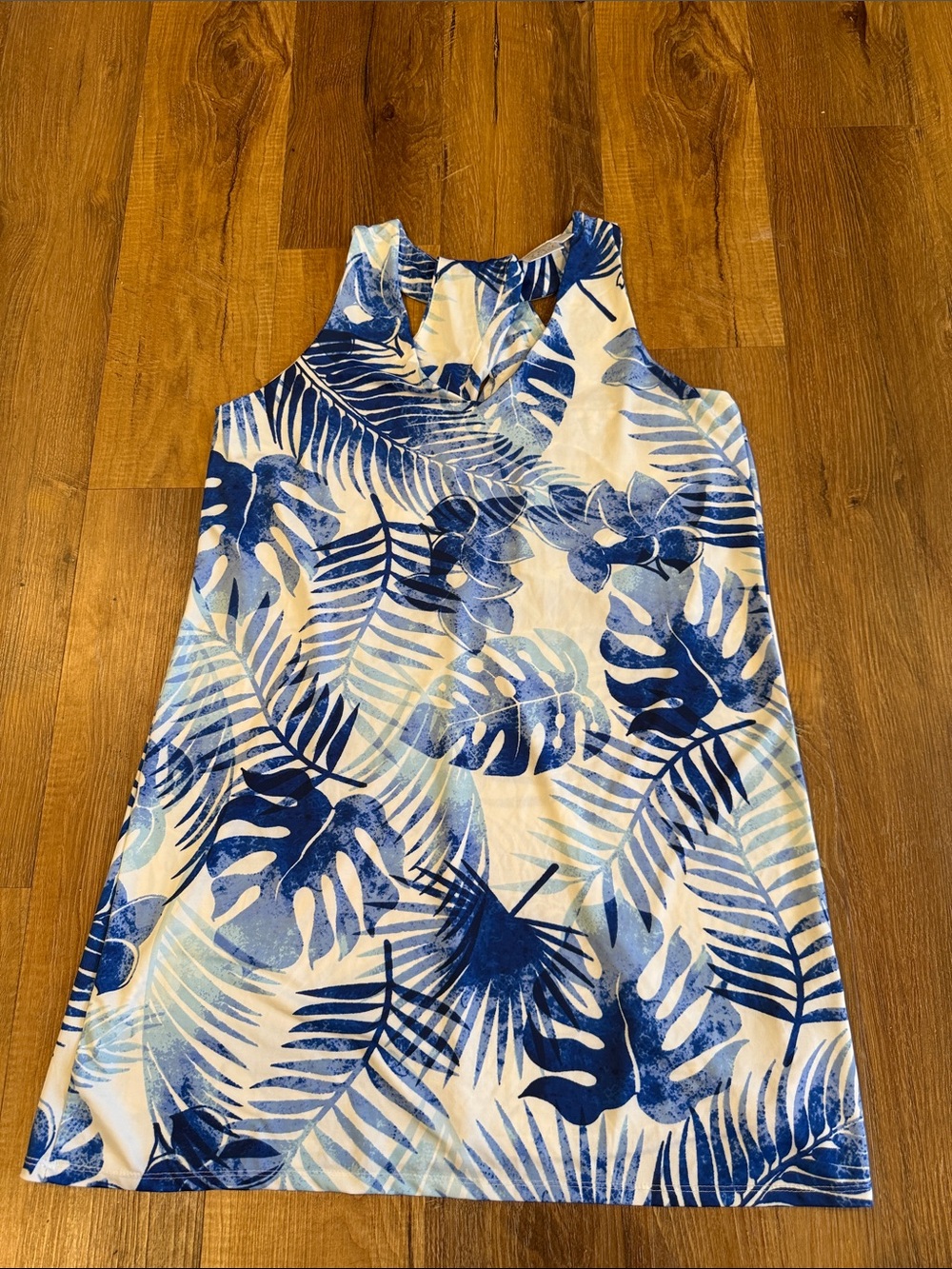 Beach Break Women Tropical Print Halter Sundress/Swimsuit Coverup (Size: S)(EUC)
